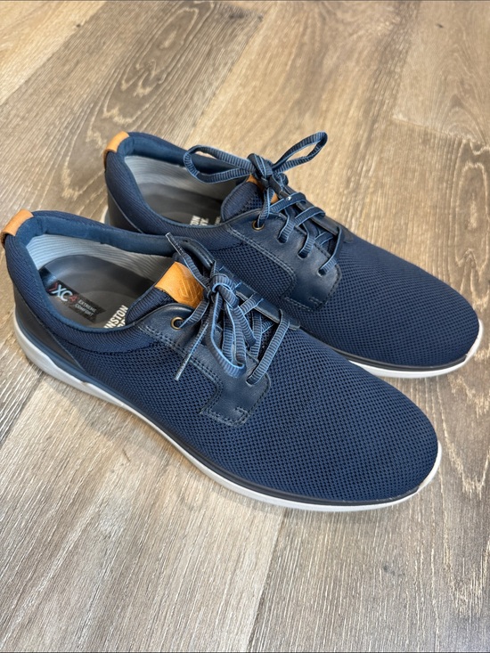 Johnston & Murphy XC4 Prentiss 2 Knit Plain Toe sneakers in Navy  Size 11